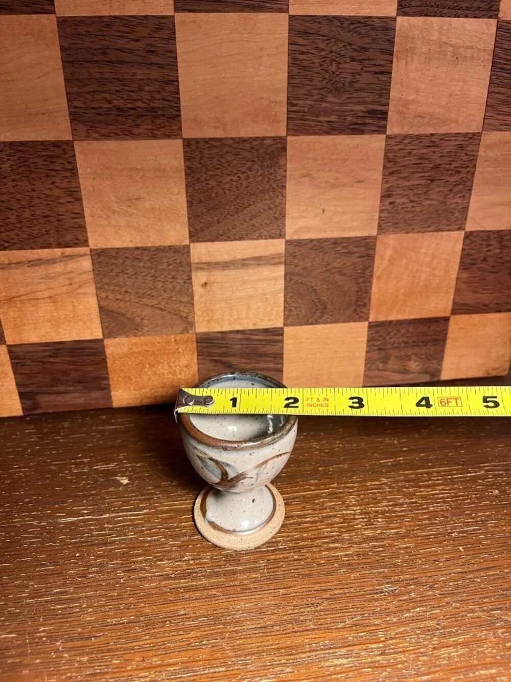 Studio Pottery Speckled Glazed Egg Cup A826